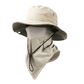 📢📢50% OFF !! ⏰Breathable Fisherman Hat with Detachable Face Mask
