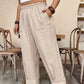 📢📢50% OFF !! ⏰Women's Relaxed Fit Cuffed Ankle Pants
