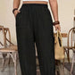 📢📢50% OFF !! ⏰Women's Relaxed Fit Cuffed Ankle Pants