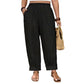 📢📢50% OFF !! ⏰Women's Relaxed Fit Cuffed Ankle Pants