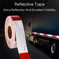 📢📢50% OFF !! ⏰Red And White Reflective Stickers