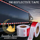 📢📢50% OFF !! ⏰Red And White Reflective Stickers
