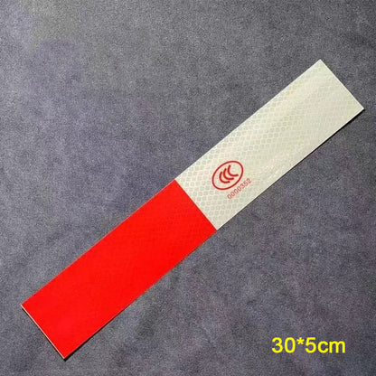 📢📢50% OFF !! ⏰Red And White Reflective Stickers
