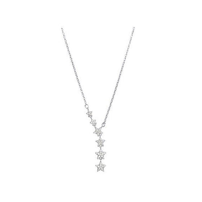 📢📢50% OFF !! ⏰Women’s Cascading Star Lariat Necklace