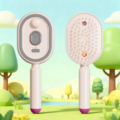 📢📢50% OFF !! ⏰Electric Spray & Massage Hair Brush