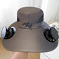 📢📢35% OFF !! ⏰Ultralight Solar Fan Sun Hat