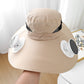 📢📢35% OFF !! ⏰Ultralight Solar Fan Sun Hat