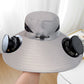 📢📢35% OFF !! ⏰Ultralight Solar Fan Sun Hat