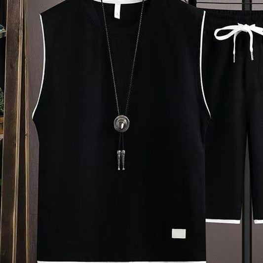📢📢50% OFF !! ⏰Men’s Minimalist Crew Neck Tank & Shorts Set