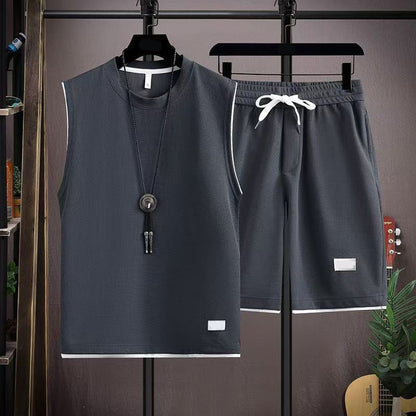📢📢50% OFF !! ⏰Men’s Minimalist Crew Neck Tank & Shorts Set