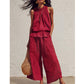 📢📢50% OFF !! ⏰Women's Sleeveless Smocked Neck Top & Pants Set