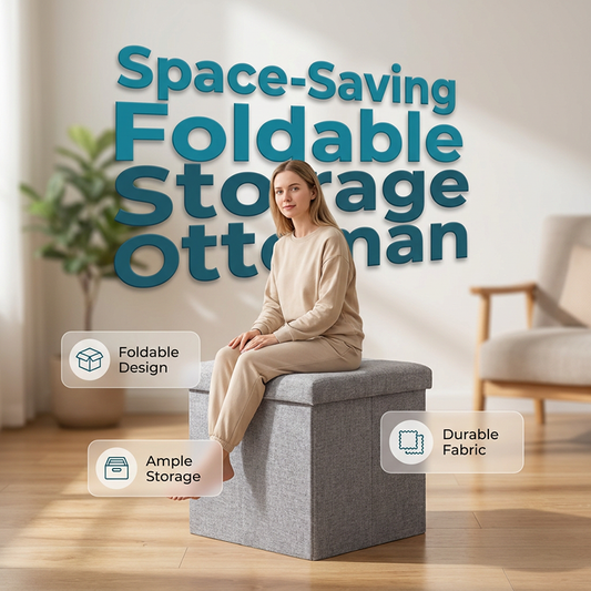 📢📢40% OFF !! ⏰Multi-Function Storage Cube with Padded Seat