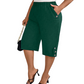 📢📢50% OFF !! ⏰Women's Casual Comfortable Elastic Waist Capri Pants