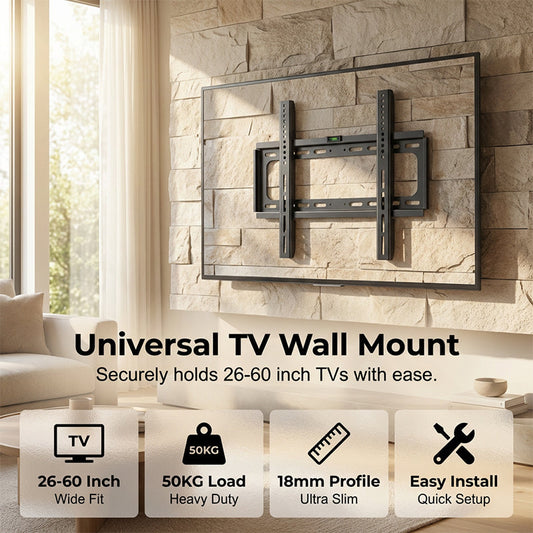 📢📢50% OFF !! ⏰Heavy-Duty Tilting TV Wall Mount