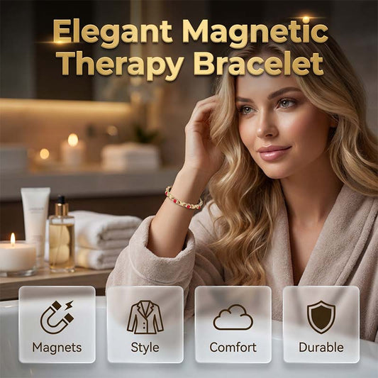 📢📢50% OFF !! ⏰Fashionable Magnetic Bracelet with Rhinestones