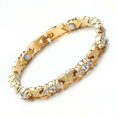 📢📢50% OFF !! ⏰Fashionable Magnetic Bracelet with Rhinestones