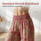 📢📢50% OFF !! ⏰Women's Floral Print Wide-Leg Palazzo Pants