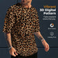 📢📢50% OFF !! ⏰Men's Stylish Leopard Print Short-Sleeve Top & Shorts Set