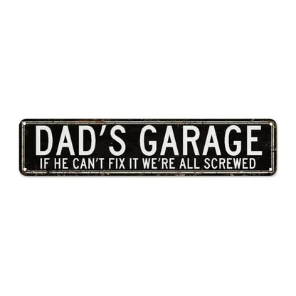 📢📢50% OFF !! ⏰Retro Iron Plaque for Workshop or Man Cave