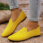 📢📢50% OFF !! ⏰Women's Pointed Toe Knitted Flat Shoes Slip-On Loafers