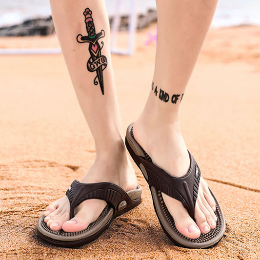 📢📢50% OFF !! ⏰Men's Casual Flexible & Lightweight Flip-Flops