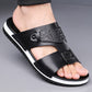 📢📢40% OFF !! ⏰Men's Faux Leather Slip-On Sandals
