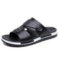 📢📢40% OFF !! ⏰Men's Faux Leather Slip-On Sandals