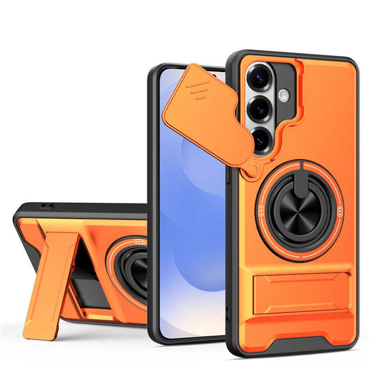 📢📢50% OFF !! ⏰Heavy-Duty Case with Camera Cover & Ring Stand