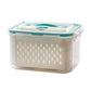 📢📢50% OFF !! ⏰2 in 1 Draining Fresh-Keep Food Container