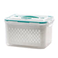 📢📢50% OFF !! ⏰2 in 1 Draining Fresh-Keep Food Container