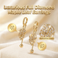 📢📢50% OFF !! ⏰Full Diamond Maple Leaf Earrings