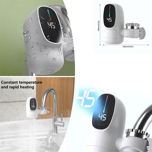 📢📢50% OFF !! ⏰ Instantaneous Sink Water Heater – 3400W, Digital Display, Easy Installation, Energy Saving, Perfect for Kitchen/Bathroom ✨