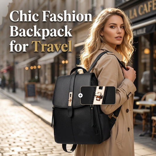 📢📢40% OFF !! ⏰Women PU Leather Backpack Fashion Shoulder Bag for Travel