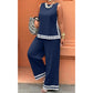 📢📢40% OFF !! ⏰Women's Sleeveless Top & Wide-Leg Pants Suit