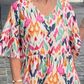 📢📢50% OFF !! ⏰V-Neck Printed Midi Dress