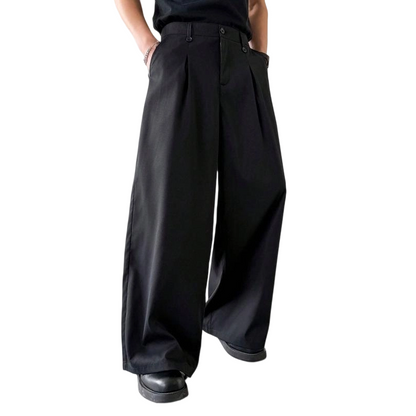 📢📢40% OFF !! ⏰Men's Classic Fit Wide-Leg Suit Pants