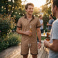 📢📢35% OFF !! ⏰Men's Printed 2-Piece Summer Set