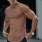 📢📢50% OFF !! ⏰Casual Solid Color Athletic T-Shirt for Men