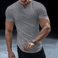 📢📢50% OFF !! ⏰Casual Solid Color Athletic T-Shirt for Men