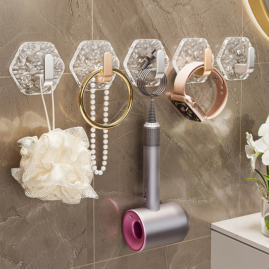 📢📢50% OFF !! ⏰5PCS Punch-Free Ripple Wall Adhesive Hooks