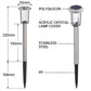 📢📢50% OFF !! ⏰6 PCS Solar Waterproof Landscape Lights for Outdoor Courtyard