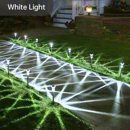 📢📢50% OFF !! ⏰6 PCS Solar Waterproof Landscape Lights for Outdoor Courtyard