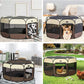 📢📢50% OFF !! ⏰🐾Summer Pet Portable Playpen – Lightweight, Foldable, Safe Outdoor Fun 🏕️