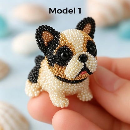 📢📢50% OFF !! ⏰Colorful Beaded 3D Dog Model Kit