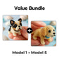 📢📢50% OFF !! ⏰Colorful Beaded 3D Dog Model Kit