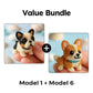 📢📢50% OFF !! ⏰Colorful Beaded 3D Dog Model Kit