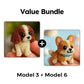 📢📢50% OFF !! ⏰Colorful Beaded 3D Dog Model Kit