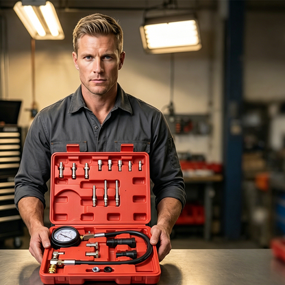 📢📢50% OFF !! & Free Shipping ⏰Diesel Engine Cylinder Pressure Tester Kit