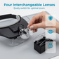 📢📢40% OFF !! ⏰LED Headband Magnifier with 4 Lenses