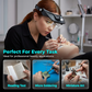 📢📢40% OFF !! ⏰LED Headband Magnifier with 4 Lenses